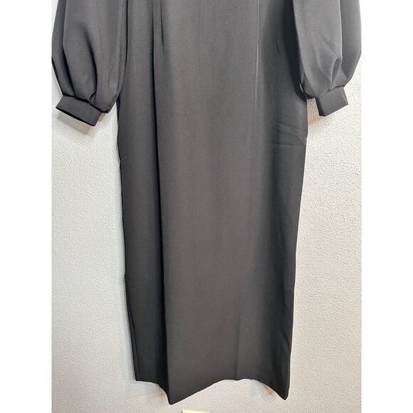 Elagia Women's Black Long Formal Dress Size S Long Sleeve - Picture 10 of 14
